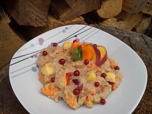 Ovocná kaše z quinoy