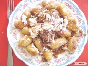 2 x tvarohové knedlíčky nasladko