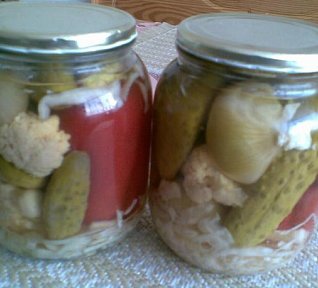 Kusový mix - zavařená zelenina