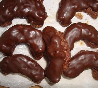 Ořechové rohlíčky (Pařížské)