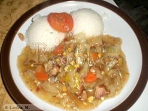 Čína z uzeného masa