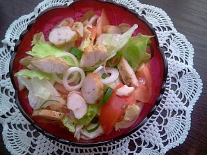 Feferonkový salát s kuřetem