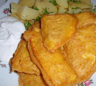 Dýňové plátky v kořeněném těstíčku