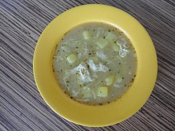 Kmínová polévka s bramborem