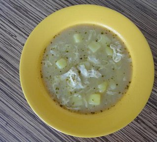 Kmínová polévka s bramborem