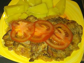 Vepřové kotlety na zelí