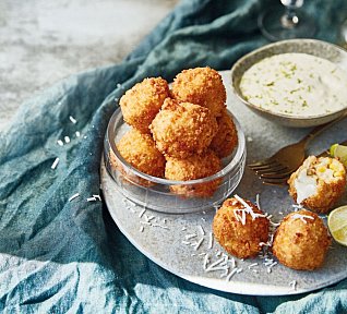 Sýrové krokety s kukuřicí