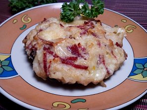 Portobello s Raclette sýrem