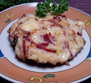 Portobello s Raclette sýrem