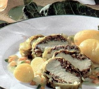 Kuřecí prsíčka v zelném závitku