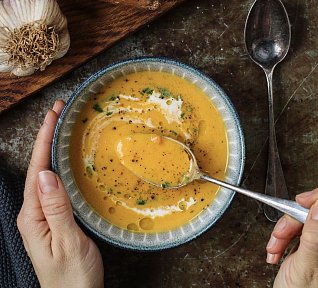 Mrkvovo-batátový krém