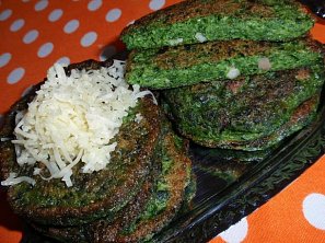 Nadýchané špenátové lívance