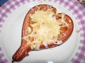 Valentýnská srdíčka z párků