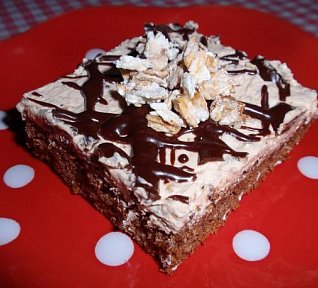 Vločkové řezy s krémem