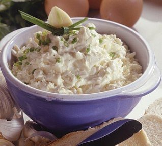 Vajíčková pomazánka se sýrem