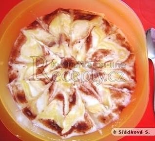 Krupicová kaše se sněhem