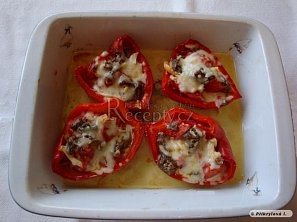 Pečené papriky s ančovičkou