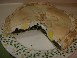 Slaný velikonoční dort (Torta Pasqualina) Slaný velikonoční dort (Torta Pasqualina)