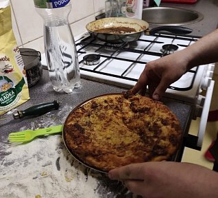Pizza v trojobalu Pizza v trojobalu