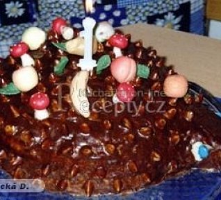 Dětský dort - ježek