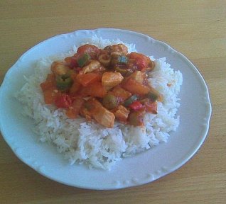 Kuřecí směs s olivami