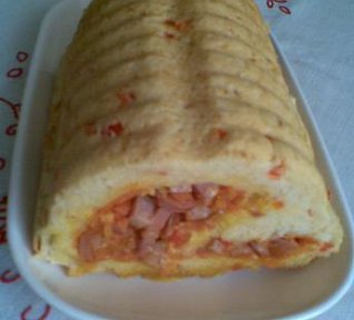 Barevná párková buchta (závin) s mrkví