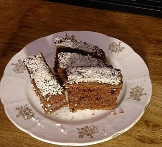 Perník s čokoládou a kokosem Perník s čokoládou a kokosem