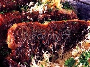 Zapékané roštěnky s křenem