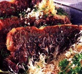 Zapékané roštěnky s křenem