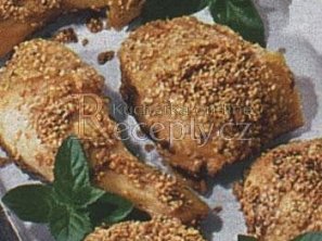 Kuřecí stehna v sezamu