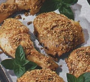 Kuřecí stehna v sezamu