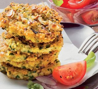 Jáhlové placičky s mrkví