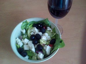 Řecký salát s mátou