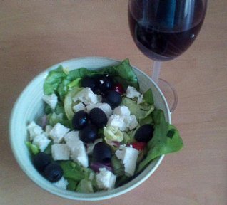 Řecký salát s mátou