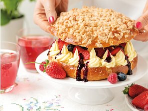 Pražský koláč s ovocem