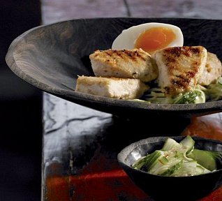 Grilované kuře v kokosu