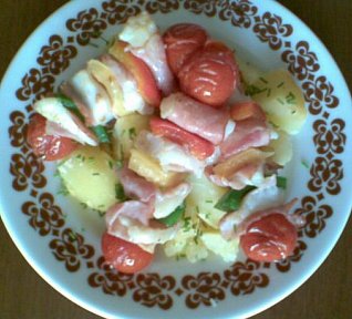 Barevný rybí špíz