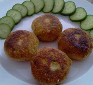 Vegetariánské karbanátky (rýžovo-zeleninové)