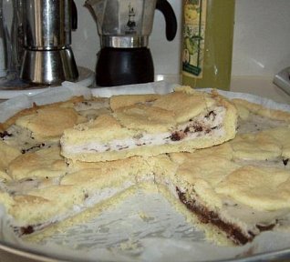 Koláč z křehkého těsta s ricottou a Limoncellem