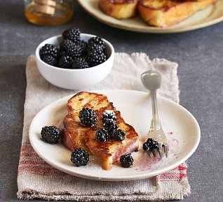 Francouzský toast ze zbylé vánočky nebo mazance