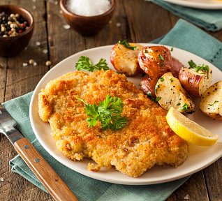 Smažené krůtí řízky