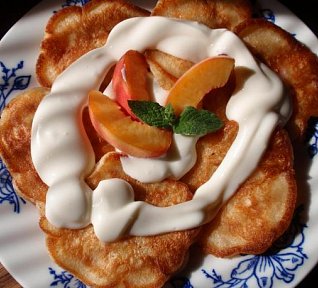 Broskvové (meruňkové) lívance