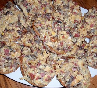 Houbová smaženice se sýrem