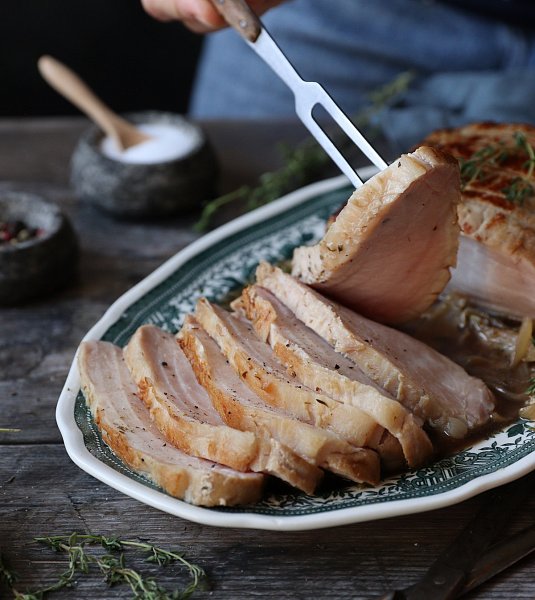 Dokonale šťavnatá vepřová pečeně