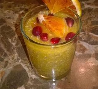 Chia dezert s pomerančem