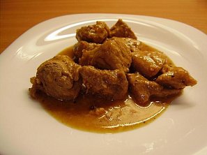 Vepřové kostky v karamelu