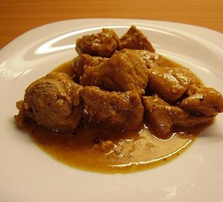 Vepřové kostky v karamelu