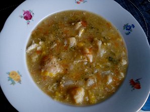 Květákovo-pórková polévka Květákovo-pórková polévka