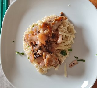 Italské rizoto s mořskými plody