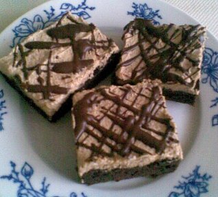 Ořechovo-kávové řezy